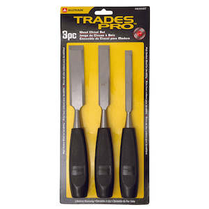 Trades Pro 3pc Wood Chisel Set