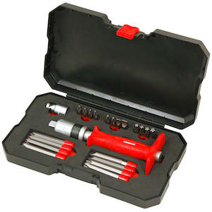 Hammers: Powerbuilt 1/2" Dr 22pc Impact Driver with Assorted Bits