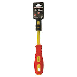 Screwdrivers: Powerbuilt #1 80mm Pozi Screwdriver - Vde