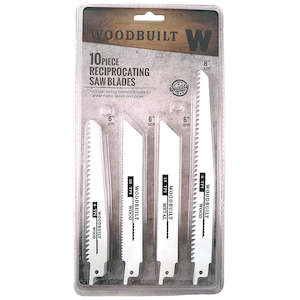 Cutting: Woodbuilt 10pc Reciprocating Saw Blades