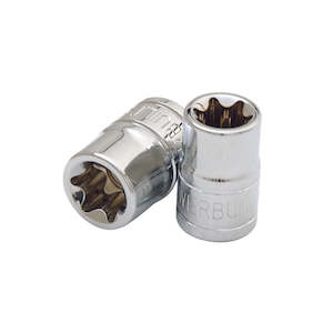 Socket Sets: 1/4DR 3/8DR 10PC FEMALE TORX SOCKET