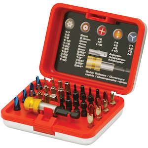 Screwdriver Bit Sets: Powerbuilt 36pc Tamper Proof Bit Set
