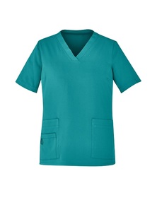 Avery Womens V-Neck Scrub Top by Biz Care