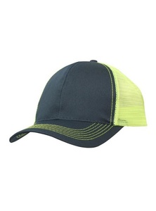 Breathable Poly Twill Cap with Mesh Back by Headwear