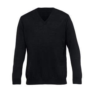 Products: Merino Mens Detailed Vee Pullover by Eco Gear