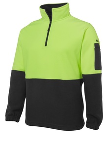 Hi Vis 1/2 Zip Polar Fleece by JB’s