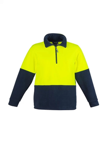 Hi Vis Half Zip Fleece Jumper by Syzmik
