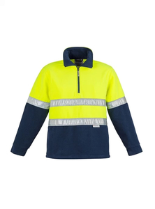 Products: Hi Vis Mens Fleece Jumper – Hoop Taped by Syzmik