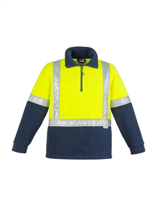 Products: Hi Vis Mens Fleece Jumper – Shoulder Taped by Syzmik