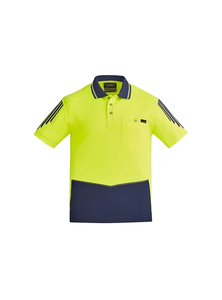 Products: Hi Vis Flux Mens Polo by Syzmik