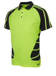Products: Hi Vis Spider Short Sleeve Polo by JB’s