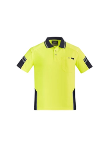 Products: Hi Vis Squad Reinforced Mens Polo by Syzmik