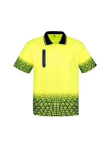 Hi Vis Tracks Mens Polo by Syzmik