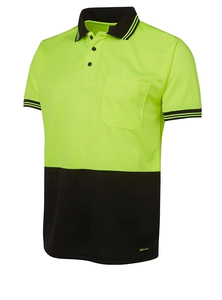 Hi Vis Traditional Short Sleeve Polo by JB’s