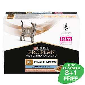 Pro Plan Veterinary Diets Feline NF Renal Function Advanced Wet Formula Pouches &hellip;