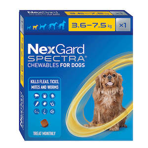 Onsale: Nexgard Spectra Small 3.6-7.5kg Dog
