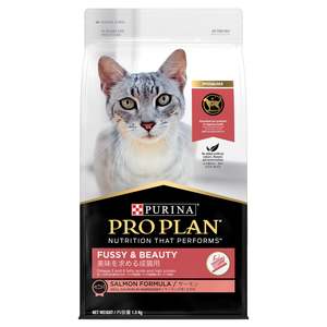 Pro Plan Cat Fussy & Beauty Salmon Dry Food 1.5kg