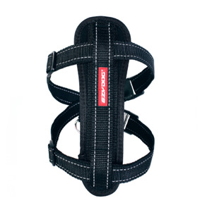 EzyDog Chest Plate Harness - Black