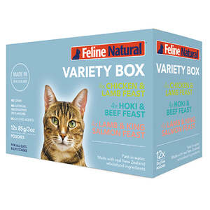 Onsale: Feline Natural Variety Box 12 x 85g Pouches