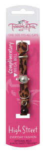 Trouble & Trix Cat Collar High Street - Safari Leopard