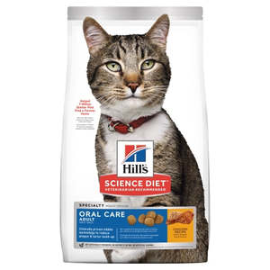 Hills Pet Nutrition Dental Diets: Hill's Science Diet Feline Adult Oral Care Dry Food