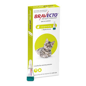 Bravecto: Bravecto Spot-On Small Cat 1.2-2.8kg