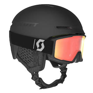 Adults Ski Helmets: Combo Ski Helmet Track + Goggle Factor Pro