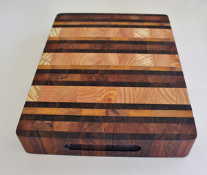 Products: Multi Timber Species End Grain Chopping Board Woodnbits