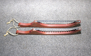 Purple Heart Bow Bread Knife Woodnbits