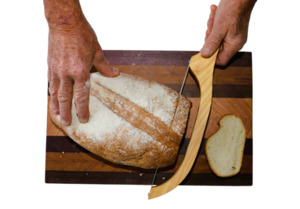 Products: Douglas Fir Bow Bread Knife Woodnbits