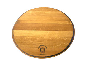Lazy Susan made from an Oak Red Wine Barrel Head Woodnbits