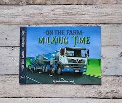 Frontpage: "On the farm, Milking Time"