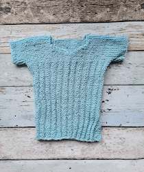 Knitware: Woolen Merino Singlet - Green