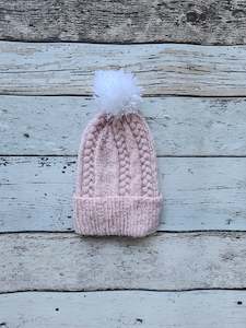 Knitware: Merino Hat - Pink