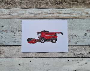 Original Paintings: Combine Harvester Print