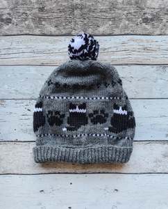 Knitware: Acrylic Hat - XL Border Collie