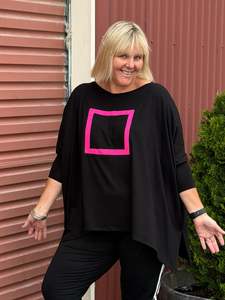 Frontpage: Tasman Tee  - Insert Pink Square