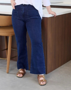 Giselle Flared Stretch Denim Jean