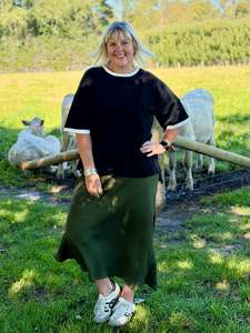 Jellicoe: Bias Skirt - Meadow