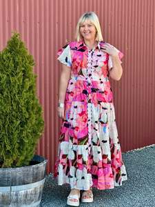 Sale Clearance: Zelda Dress – Summer Blossom