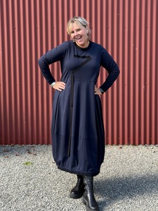 Deanne Hobbs Fashion Collection Nz Designed: Marcia Dress -Navy