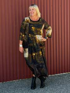 Tarbana Dress -Midnight Trek