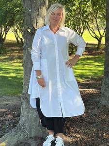Lost And Led Astray Fashion Collection Nz Designed: White Gored Shirt