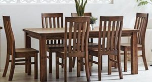 Cobar Dining Suite 8 Seater – Aged Barley – John Young