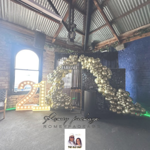 Themed Backdrops Packages: ROMEY PACKAGE