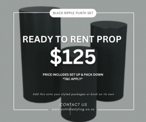 Themed Backdrops Packages: RIPPLE PLINTH SET ~ rental