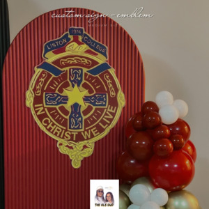 Themed Backdrops Packages: CUSTOM SIGN ~ EMBLEM