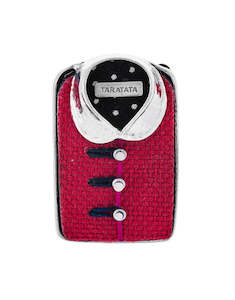 Brooches: Taratata On Y Va Here We Go Shirt Brooch - T20-50205-103