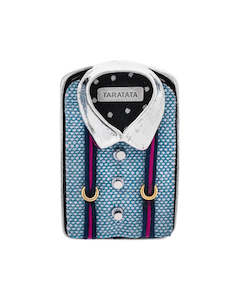 Taratata On Y Va Here We Go Shirt Brooch - T20-50205-104