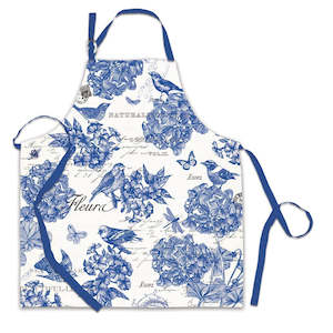Aprons: Indigo Cotton Apron